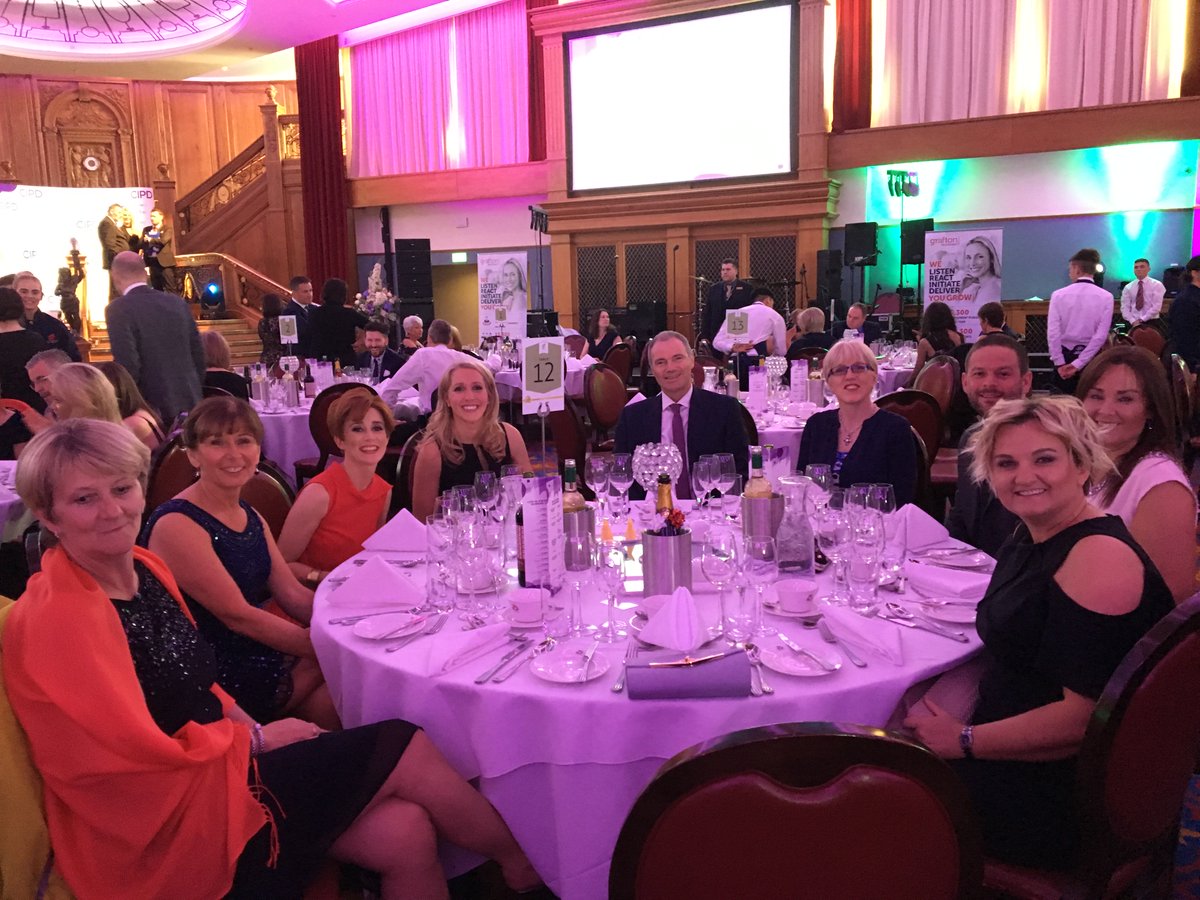 @cipd_ni <a href="/DanskeBank_UK/">Danske Bank</a>  🤞Danske bank HR team having a great night!