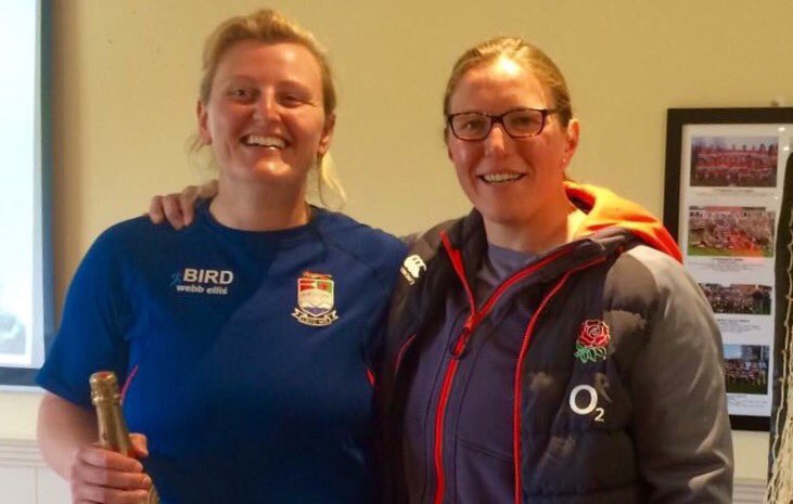 LuttsLadies_RFC's tweet photo. Pair of legends #20years #122caps - thank you so much @RockyClark_1 - Saturday couldn't have gone better! https://t.co/0PvCYOskif