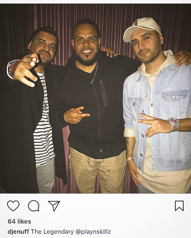 playnskillz's tweet photo. Last night w/ @DJEnuff_HH #heavyhitters #legendsonlyclub @RCARecords dinner @BeautyandEssex https://t.co/yYQYH1oWBL
