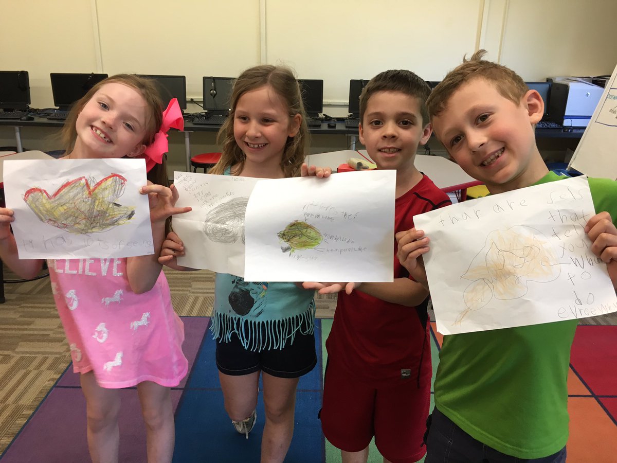 WOSnews's tweet image. Students in #mrskuhnWOS&apos; class were interested in learning more about the brain and how it works.