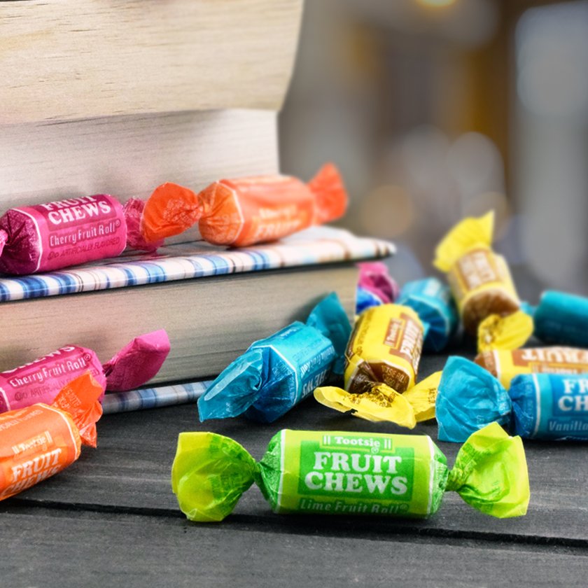 What a perfect afternoon to read a book, eat some Fruit Chews, and just relax! #FruitChews #TootsieRoll