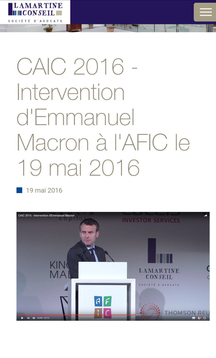LC_avocats's tweet photo. Souvenir de la #CAIC2016 @EmmanuelMacron. #afic #CAIC2017 https://t.co/15gpeUUeHt