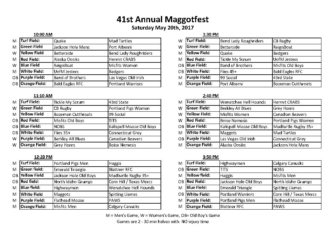 Missoula Maggots RFC (@MaggotyMissoula) / Posts / X
