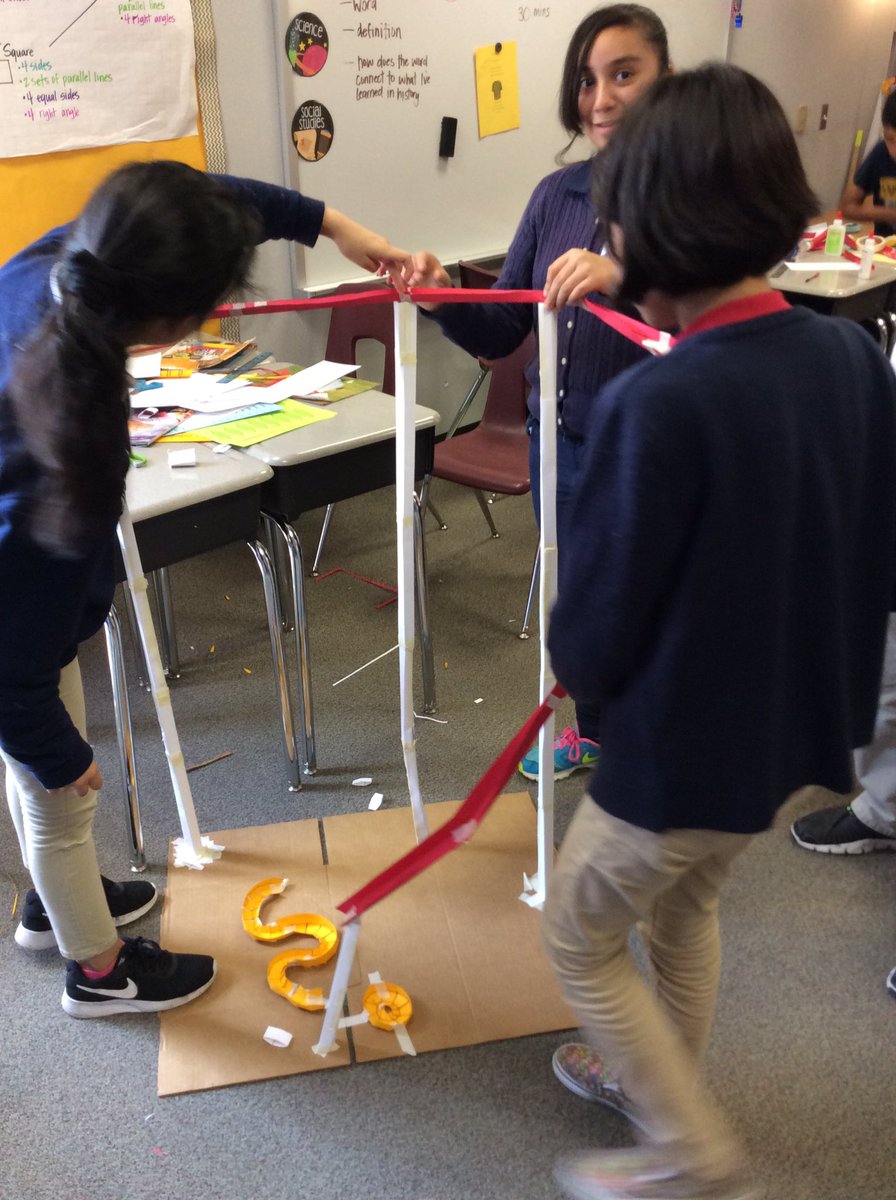 YgbIntScience's tweet photo. Amazing roller coasters in Ms. Nguyen's STEM class!  What a great Day 2 of STEM Conference!@YgbIntScience @YgbInt @AliefScience https://t.co/JpGXT4nkop