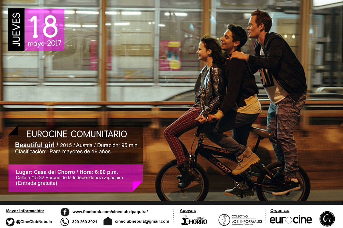 CineClubNebula's tweet photo. Cuántas expectativas nos genera en la adolescencia la idea del amor. Los invitamos a revivirlas con el #CineclubNebula y #Eurocine https://t.co/jY8s4Gw9kI
