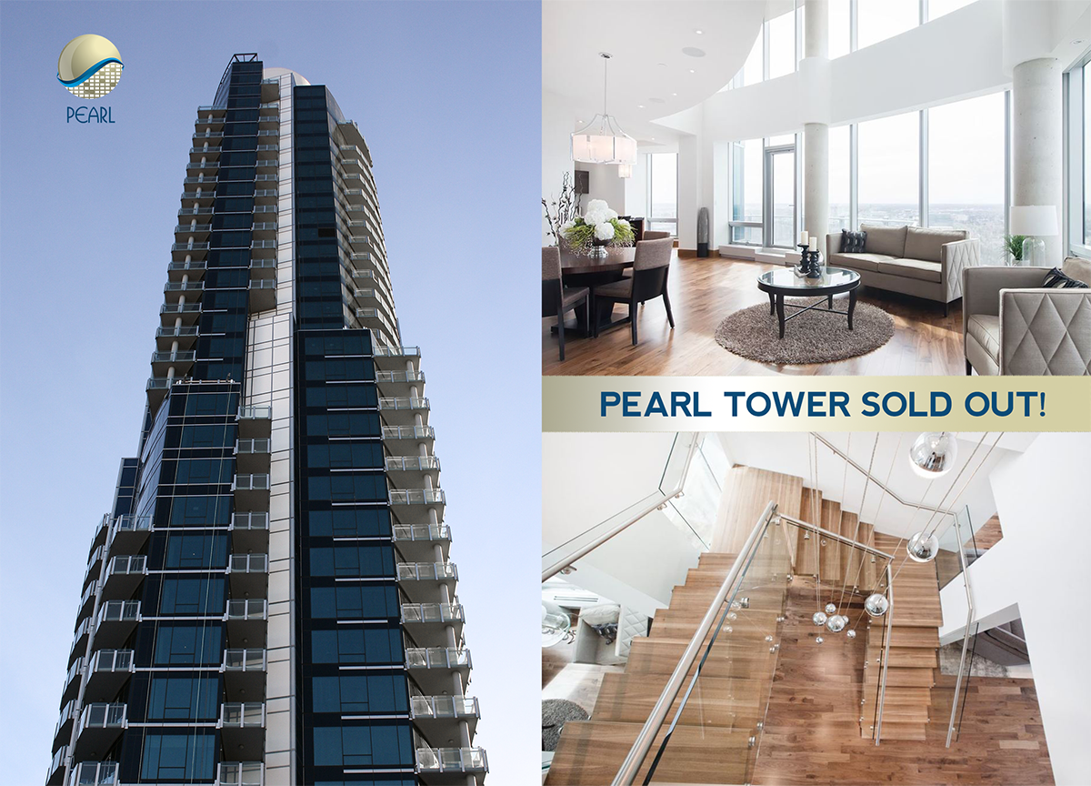 RegencyEdmonton's tweet photo. We're excited to announce that the Pearl Tower has officially sold out! #yeg #yegre https://t.co/BumKINonHn