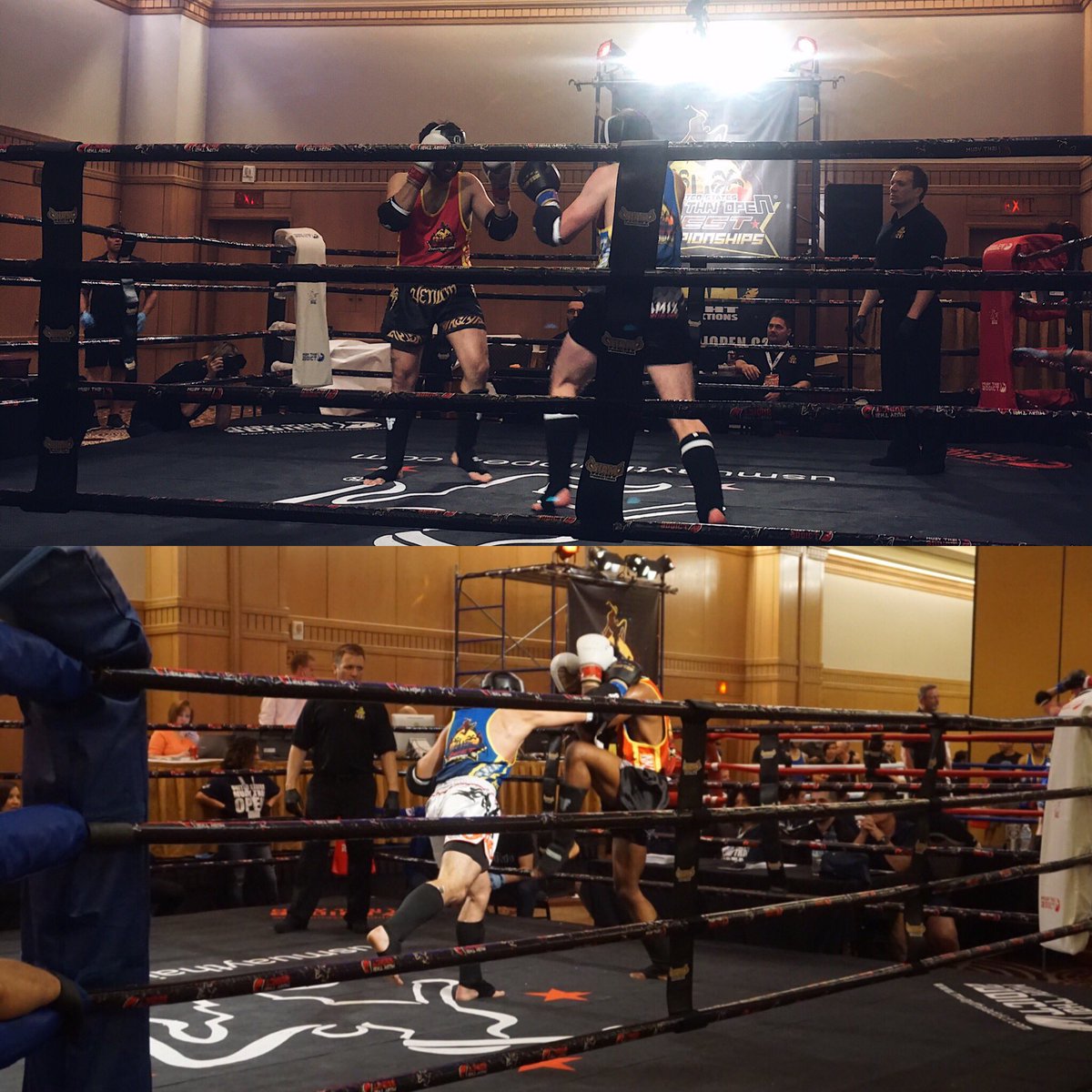 DamriMMA's tweet photo. #tbt Actions shots from last weekend at the #USMTO 👊🏼 #muaythai #thaiboxing #damrimuaythai #damrimma https://t.co/BOYmIoppOh