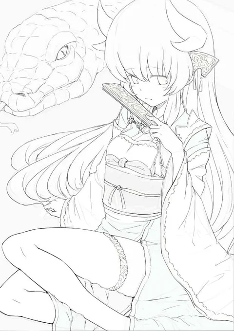 線。 
