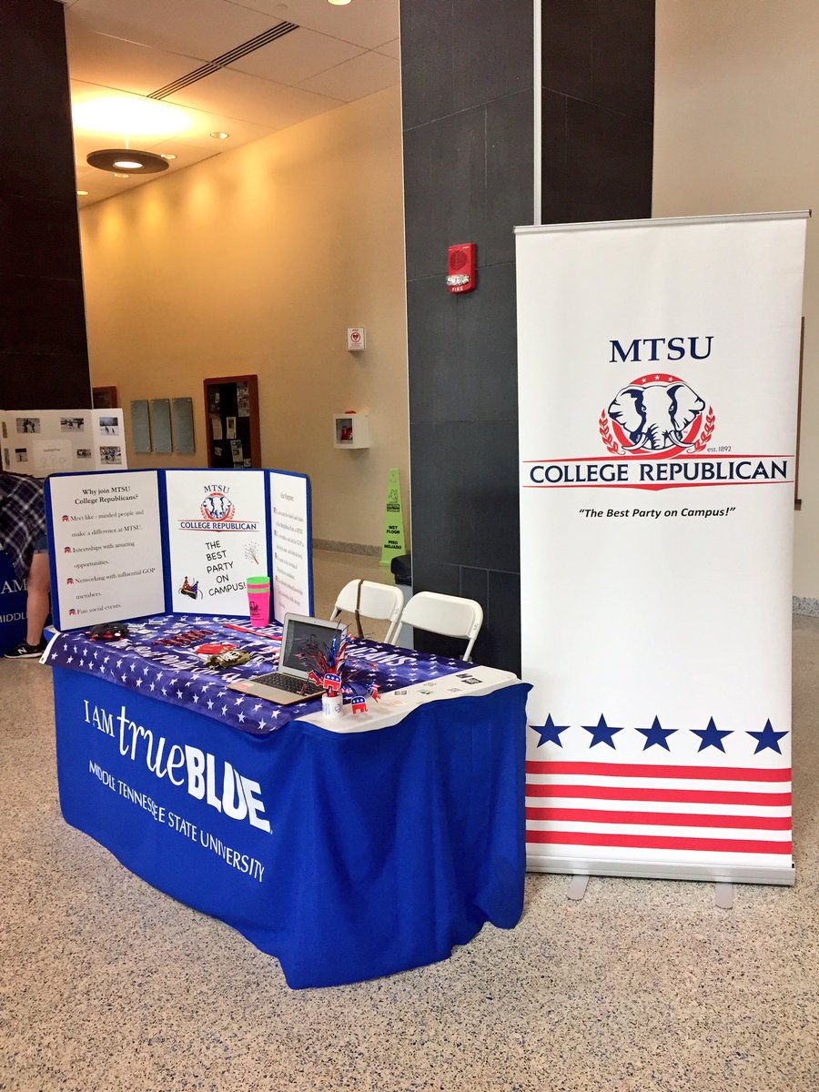 MTSUCR's tweet photo. Stop by our table at Customs!!! #MTSU21 #MTSUConnection #myMT https://t.co/BtvRS5iDJu