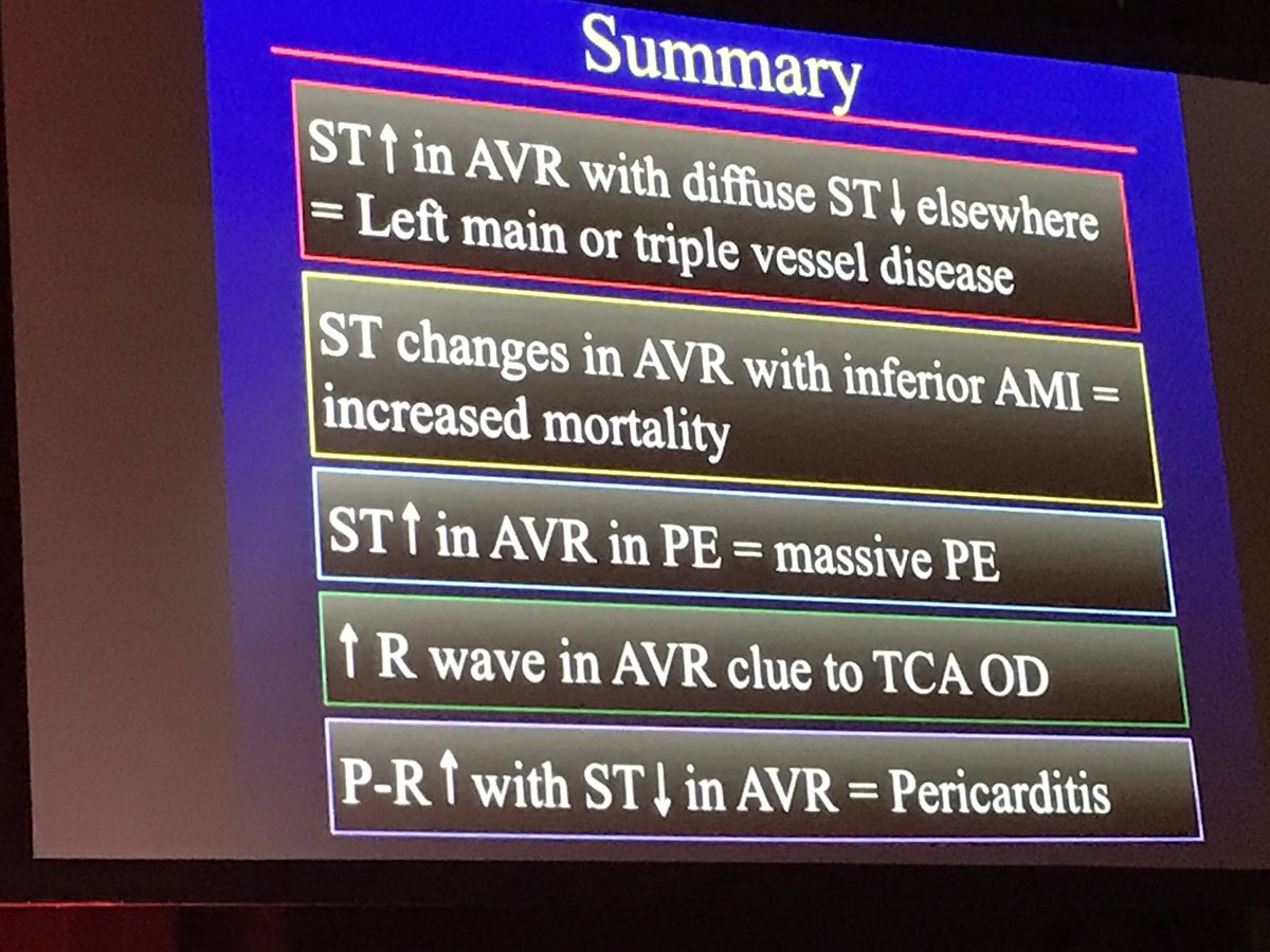 eebeejeebee's tweet photo. Dr. Corey Slovis - "aVR is our friend" https://t.co/NluGPTvryW
