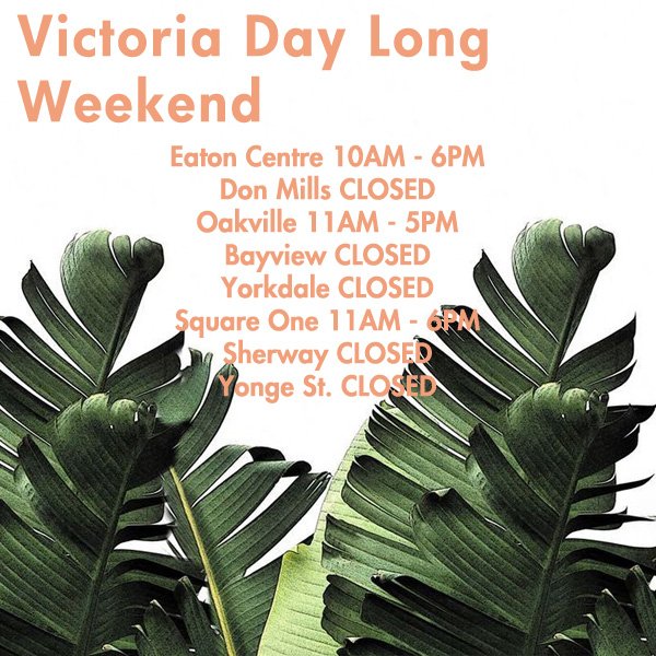 We can't wait to see you this Monday! Check out your fav stores holiday hours! #MendoLovesYou