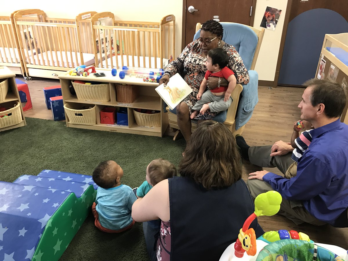 EarlyLearningIN's tweet photo. Thanks to Sen @GregTaylor_33 &amp; State Rep. Vanessa Summers for reading to us for #CommunitiesRead at our Center for Infants &amp; Toddlers! https://t.co/DAwme6j9Pv