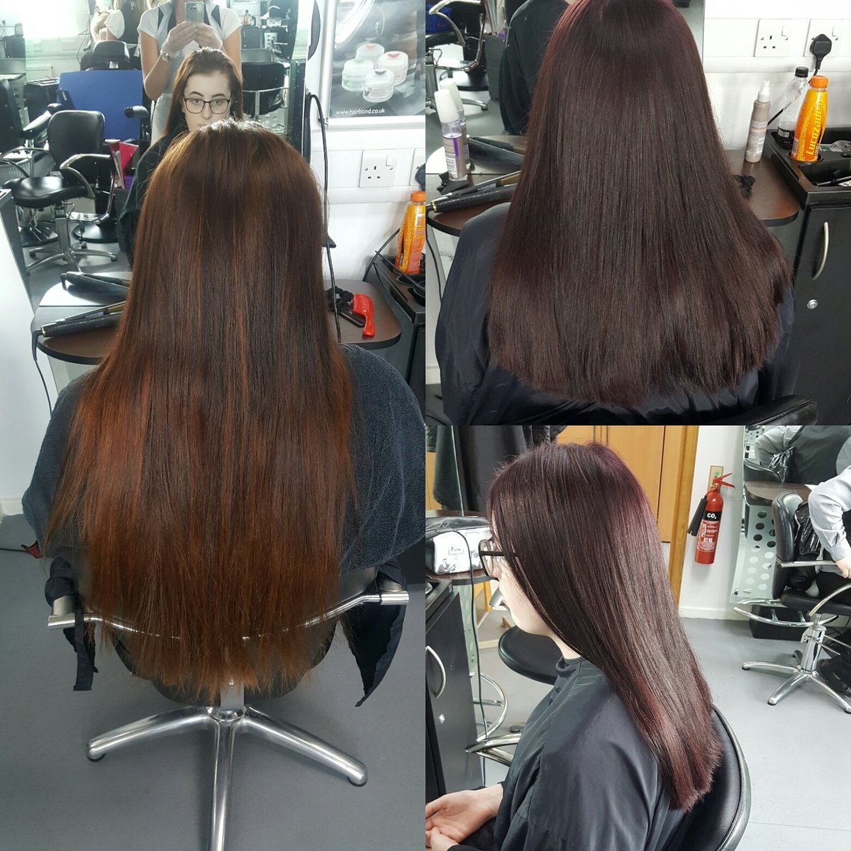 Castellibarber's tweet photo. 2day's work; from boxed dyed &amp; tired hair to a fresh colour.This lucky lady is every1envy-no need for straighteners #colour @runshawbarbers https://t.co/zEAeaYlVbp