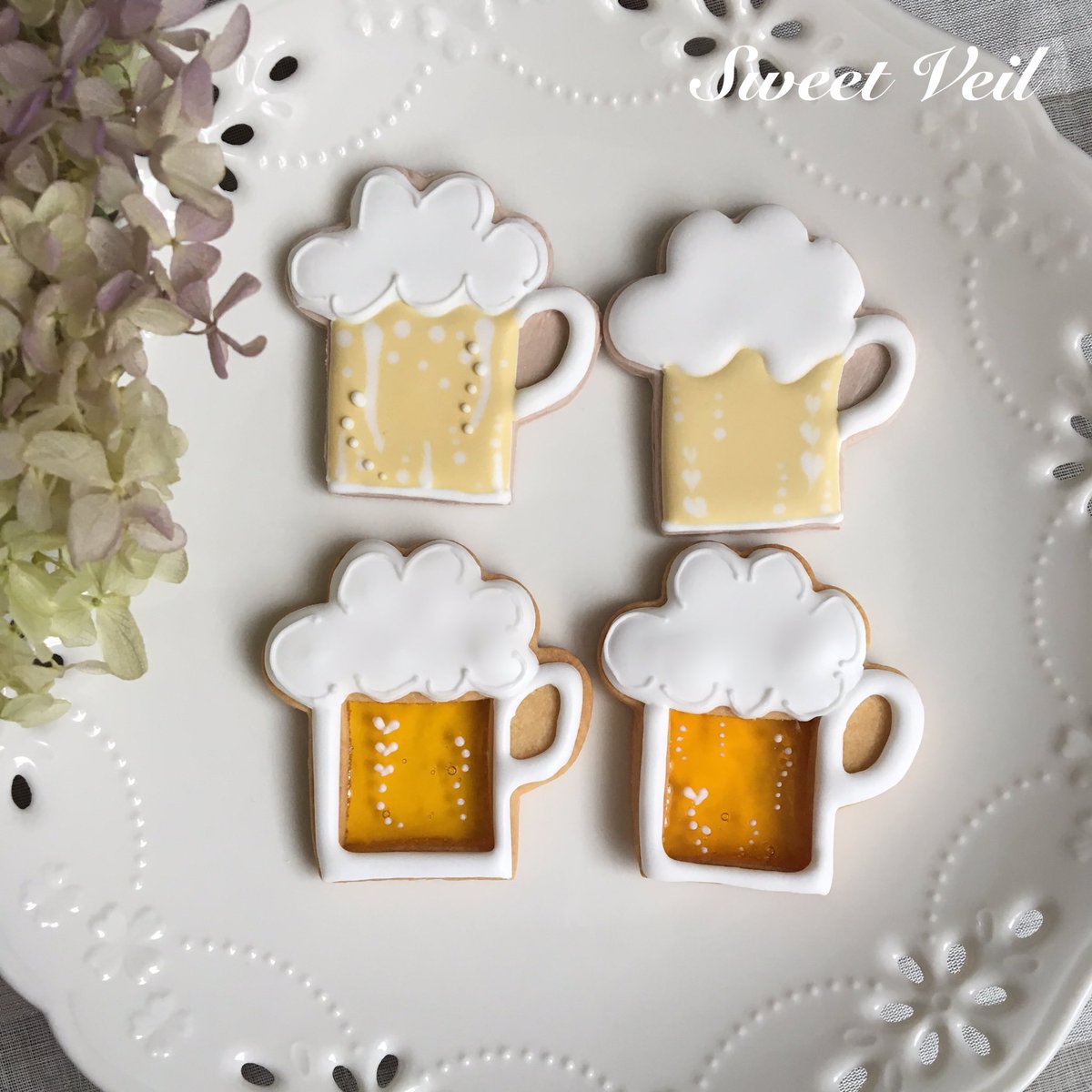 ビール好きのお父さんに是非、 ビールアイシングクッキーを