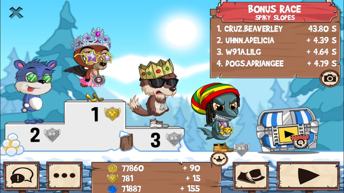 Beaverleyx's tweet photo. These guys just got washed on No Power Ups. #bonusrace #funrun2 #cruzers #adelicia #lilg #adriangee https://t.co/bLPsJpccUH