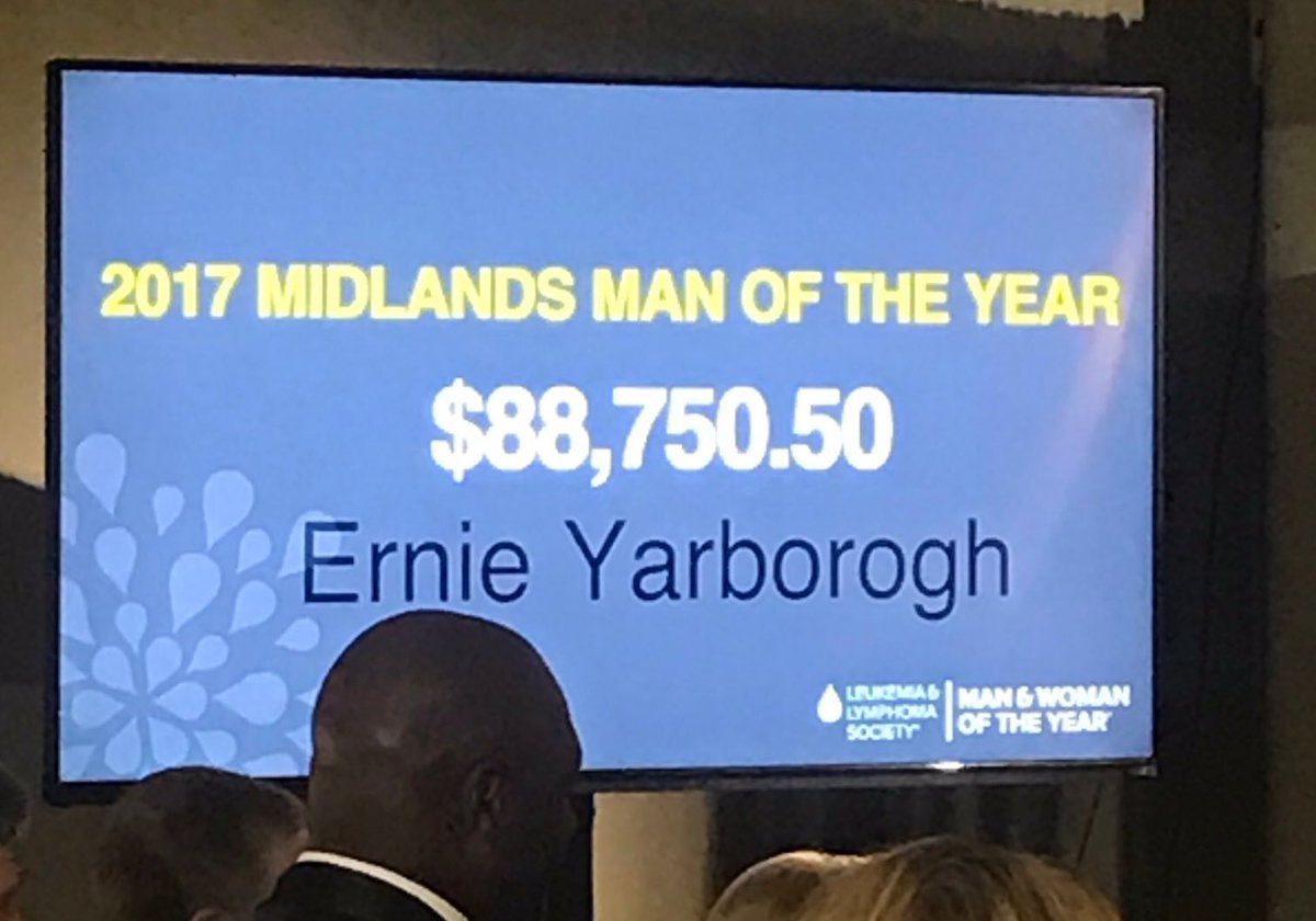 F3LexSC's tweet photo. @F3ShakeNBake has been awarded Leukemia &amp; Lymphoma Society Man of the Year. His efforts led to $88K+ in donations to LLS. 

A true #HIM. https://t.co/Q1sXUGw7GS