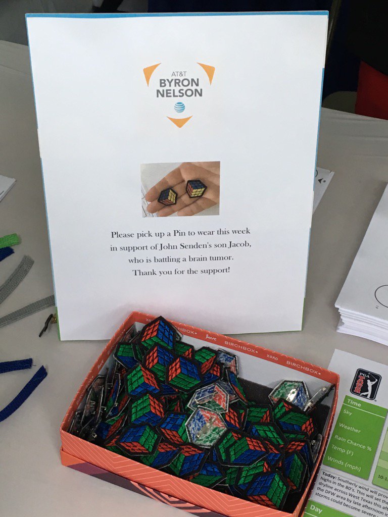 JohnSendenGolf's tweet photo. We appreciate all the players  @attbyronnelson today for there support for Jacob!Many Thanks!
@PGATOUR 
#SendenStrong https://t.co/4PVM2Zesd5