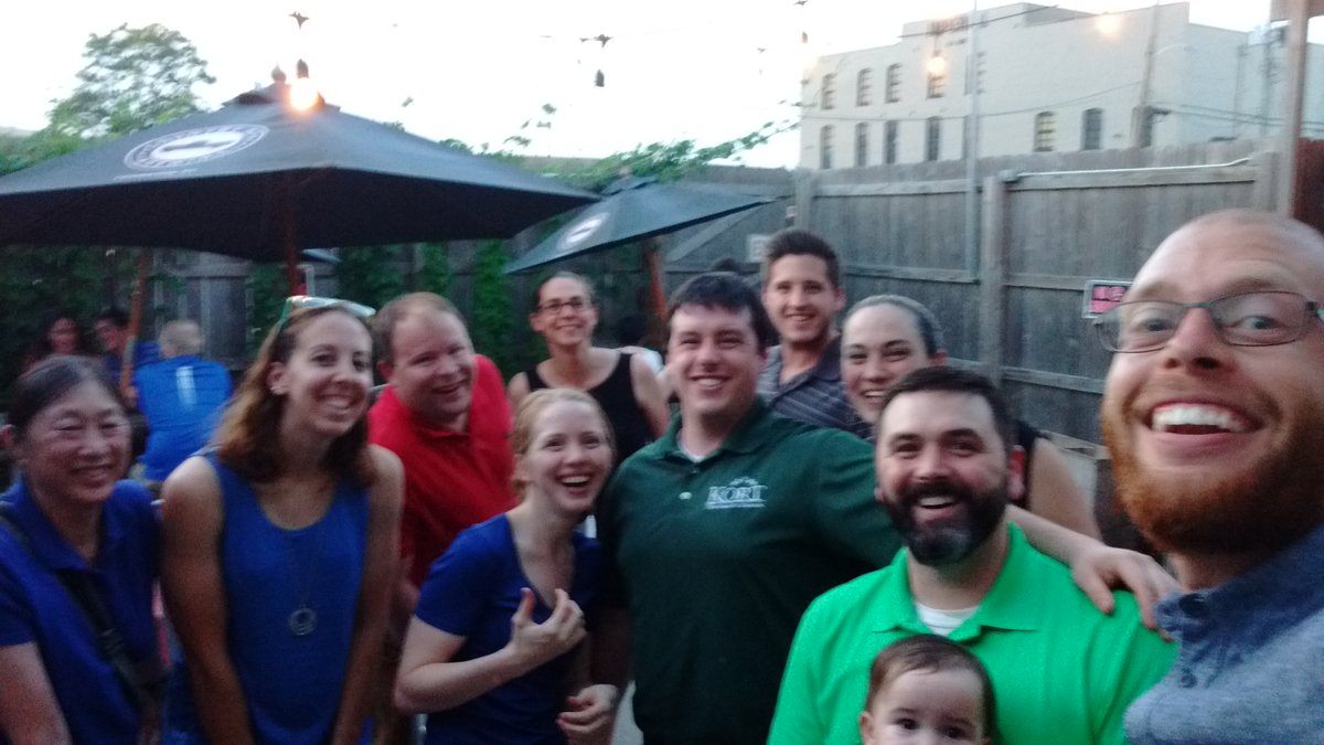 DustinJonesdpt's tweet photo. @schroatpt @jeffmooredpt @KyPTPubNight Good beer...better company @PTPubNight @fitnerdaimee @schroatpt @CountryBoyBrew https://t.co/6GjsQtTm2k