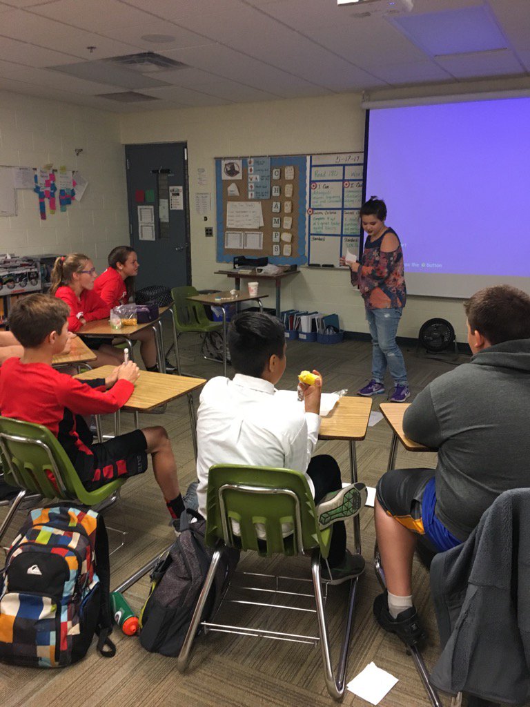 gowestruiter's tweet photo. West 7th grade Peer to Peer support group discusses, "Where do you see kindness?"
#friendsquad #peer2peer #WestK-7 https://t.co/PEP82z9oRv