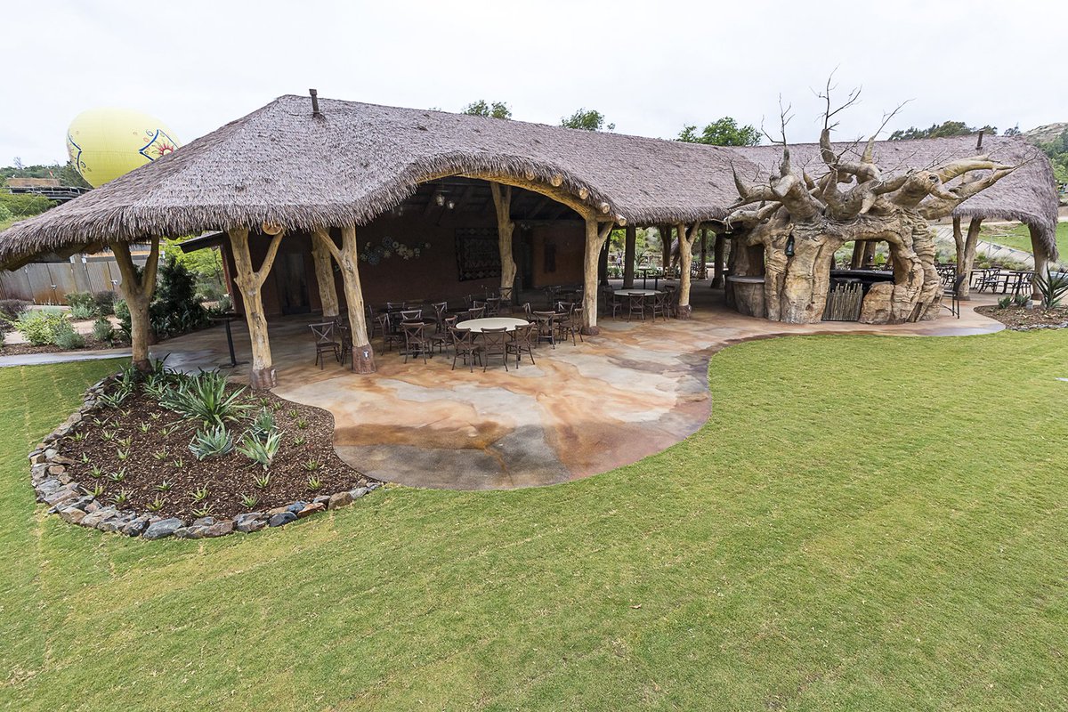 San Diego Zoo Safari Park Check Out The New Digs For The Watering Hole At Kijami Overlook Best Place In Sandiego For A Drink