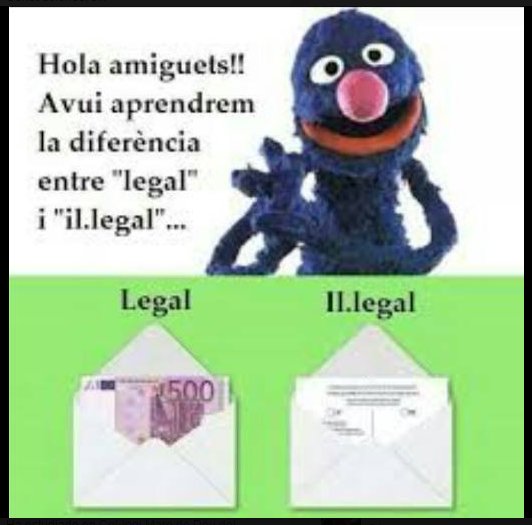 FanaletFernando's tweet photo. Que no t’enganyin, il·legal és robar encara que sigui el govern i el voti la gent és #CulPPable https://t.co/lenBxDiSxs