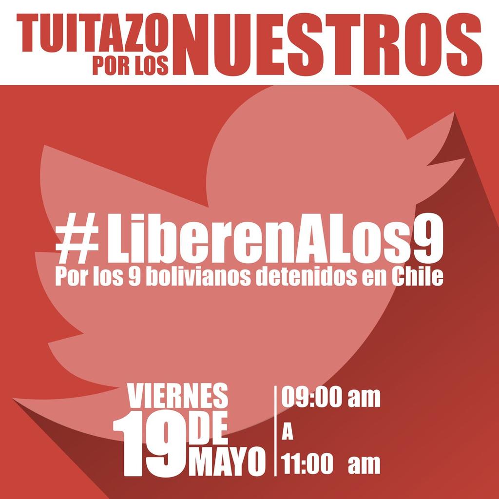 aduanabolivia's tweet photo. #LiberenALos9 https://t.co/oAf2fin2jx
