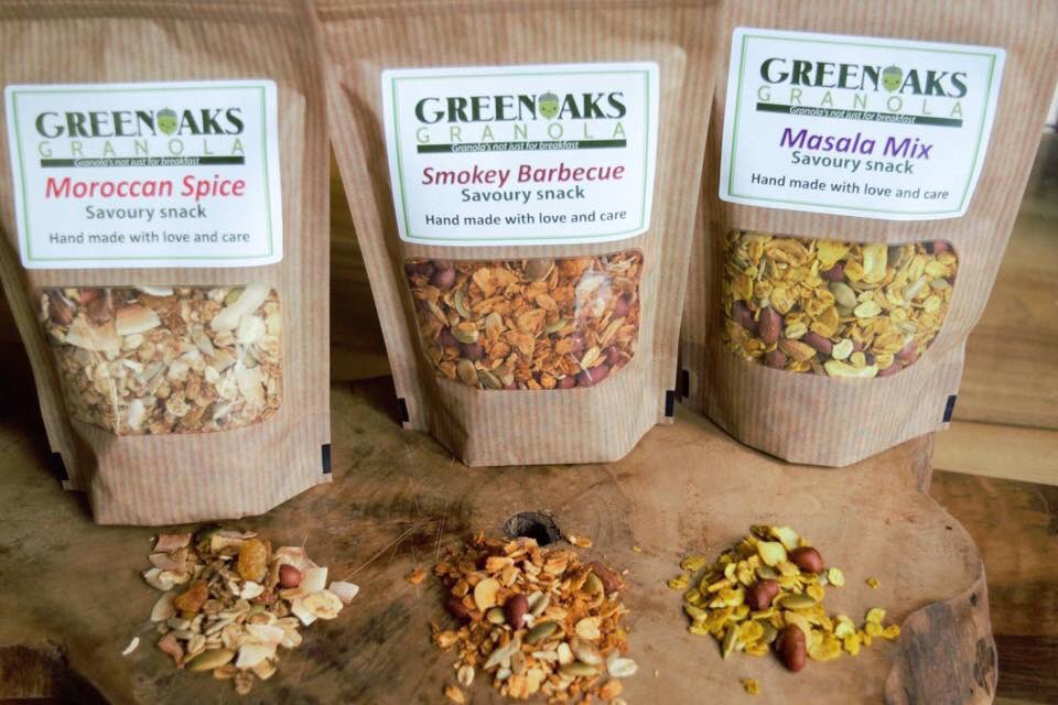 Greenoaks Granola at the market for first time this Saturday.