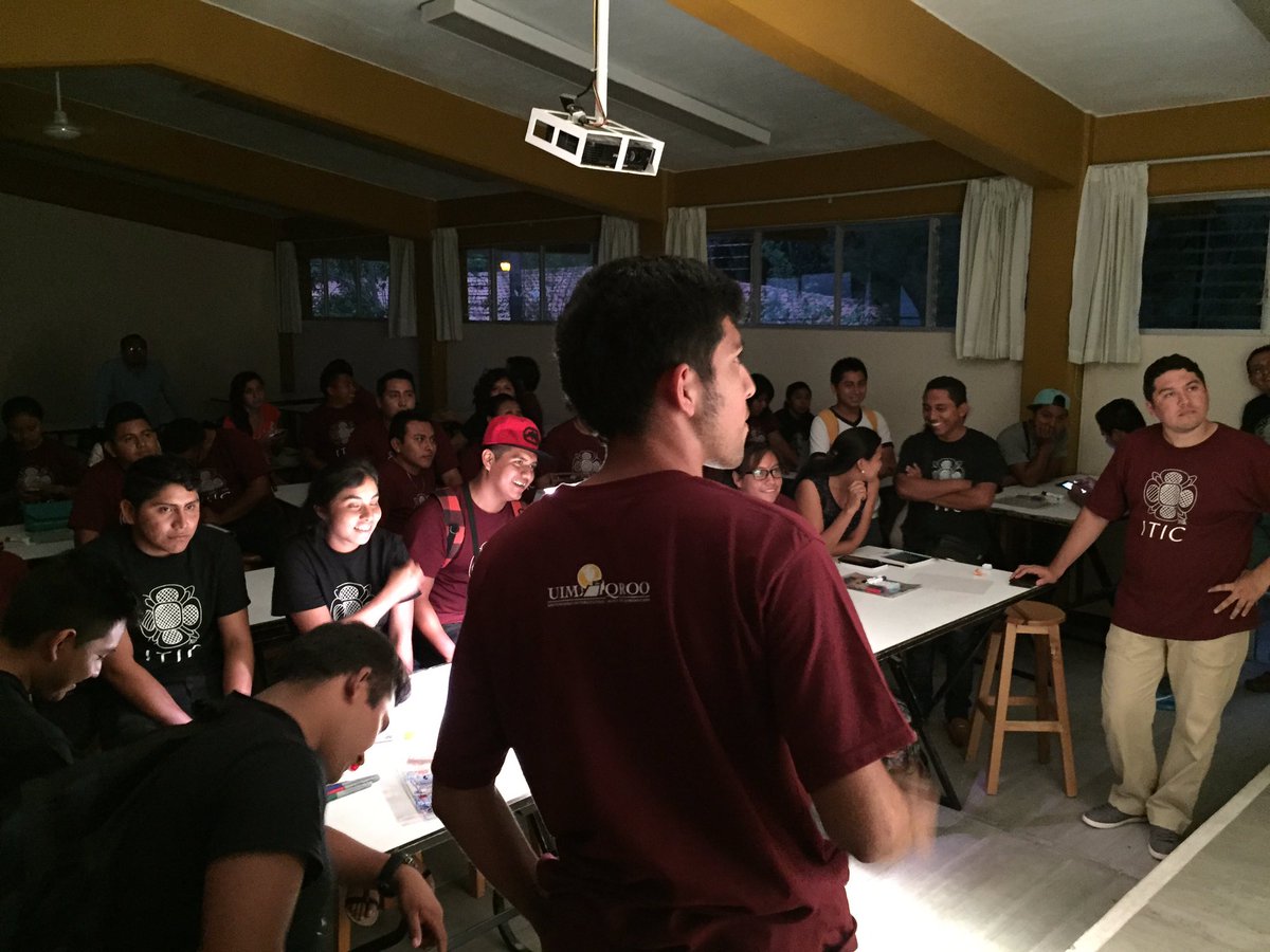 sirpeto's tweet photo. Ayer tuvimos a estudiantes de la Universidad Intercultural Maya de Quintana Roo en el #UsaLab https://t.co/P4l8J6YOaO
