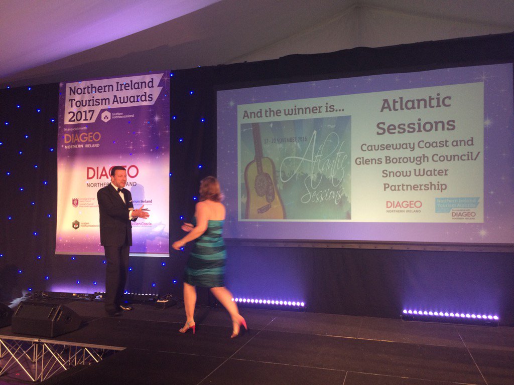 VisitCauseway's tweet photo. We won! Tourism Innovation Award for @AtlanticSess https://t.co/3c4Ebi1VxS