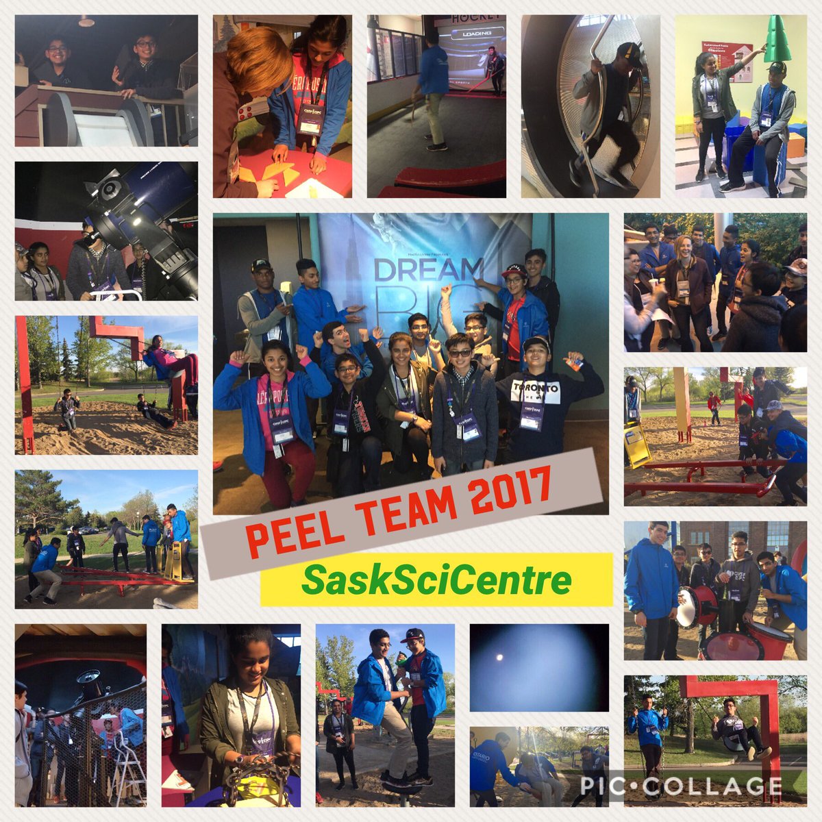 Peel Team "dreams big" <a href="/SkScienceCentre/">Sask Science Centre</a> <a href="/PeelSchools/">Peel District School Board</a> <a href="/Mentor_TEAM/">Mentor College/TEAM</a> <a href="/SherwoodHeights/">Sherwood Heights School</a> #cwsf2017