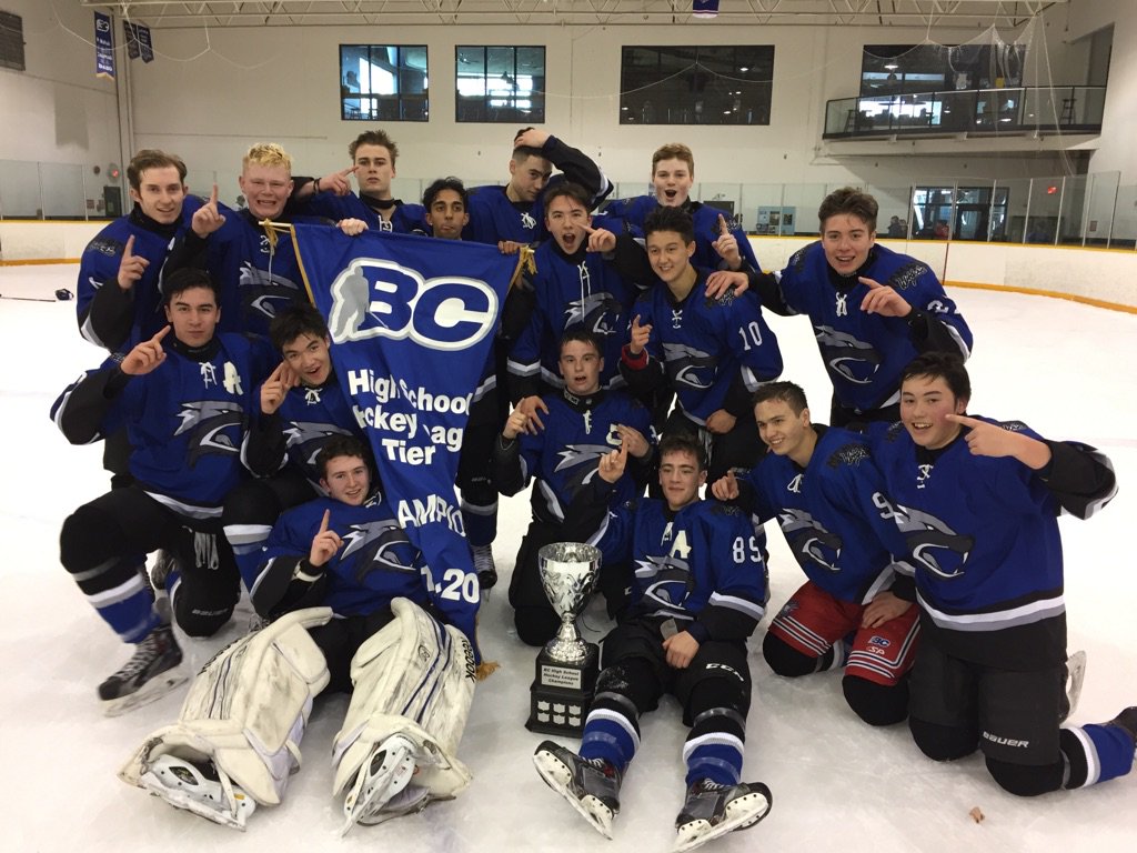 It's over! McMath scored 3 3rd period goals to beat St. George's 6-3. Your Tier 2 Champs McMath Secondary!
