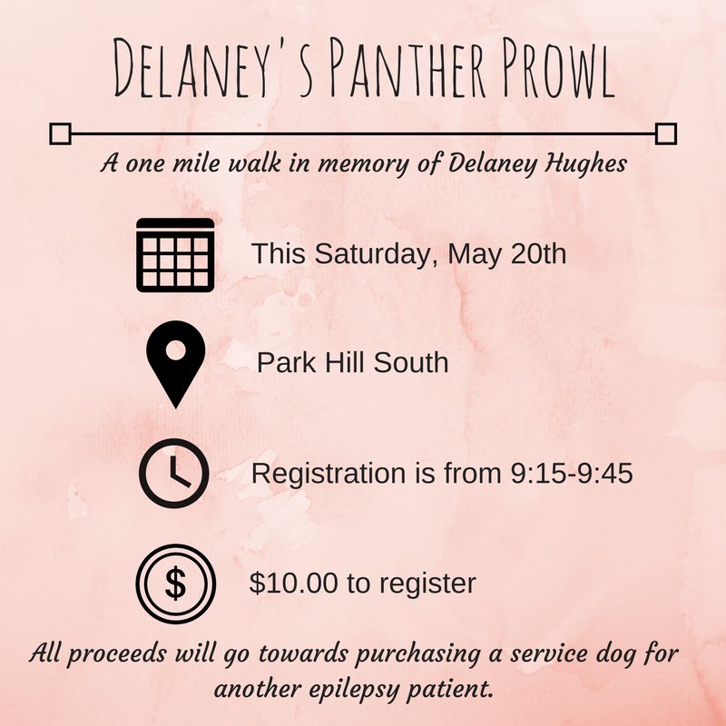 Join us this Saturday, for Delaney's Panther Prowl!