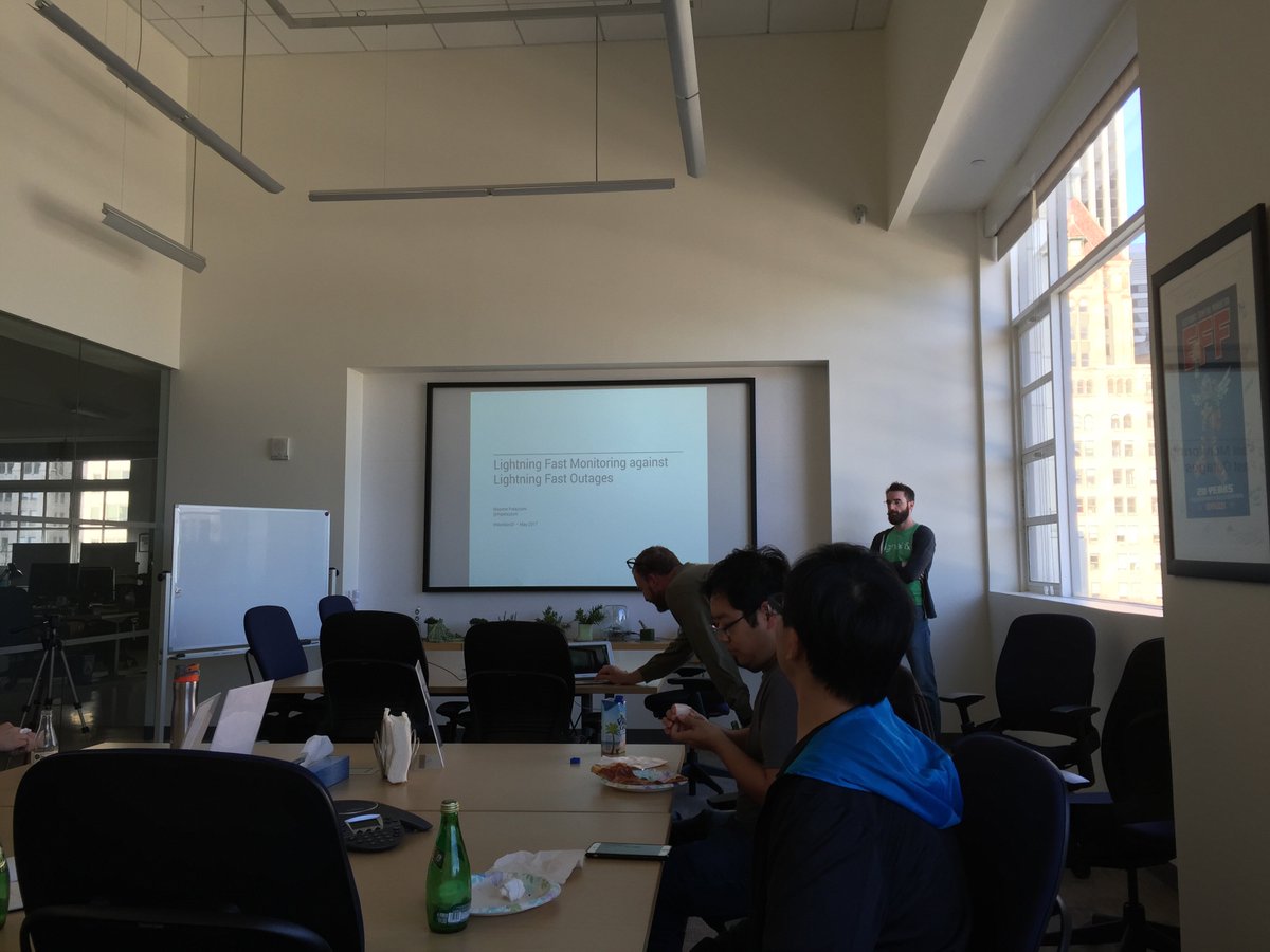 signalfx's tweet photo. ICYMI: Our own @mpetazzoni at #MonitorSF on counteracting fast-evolving anomalies. Check out his slides! https://t.co/NfPISbxZtE https://t.co/usoA6ZgQ0G