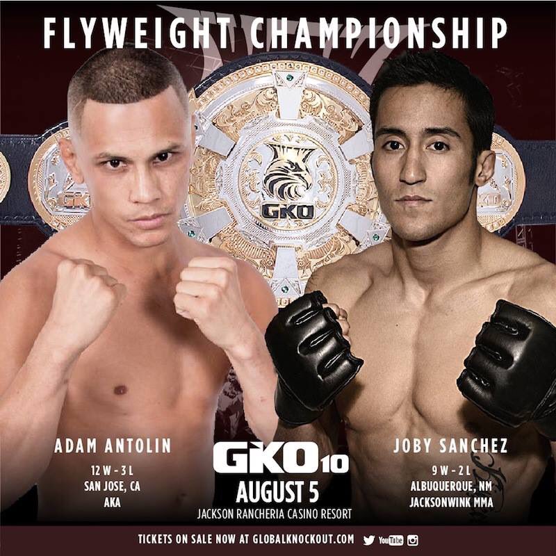 TeamRuiz_FM's tweet photo. Can't wait to see @AdamAntolin do his thing and grab another strap at @GlobalKnockout #10!  #CaptainChaos #GKO10 #AdamAntolin #MMA https://t.co/IuSIE3sTgV