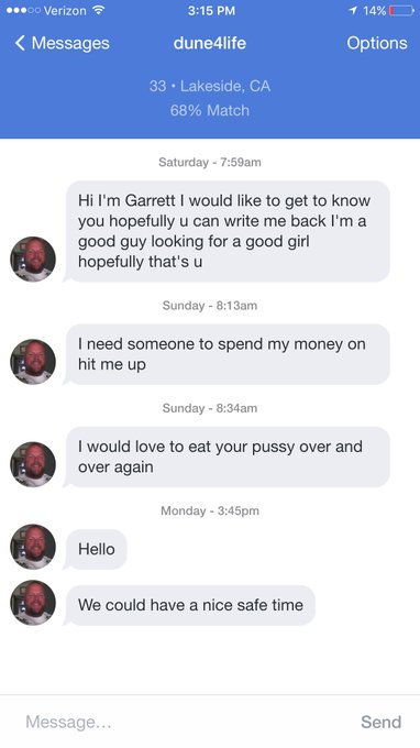 The things I find in my okcupid account 😂 https://t.co/dtNnFhJpOC<a href="/tag/mvsales"class="tags"><span>#mvsales</span></a>