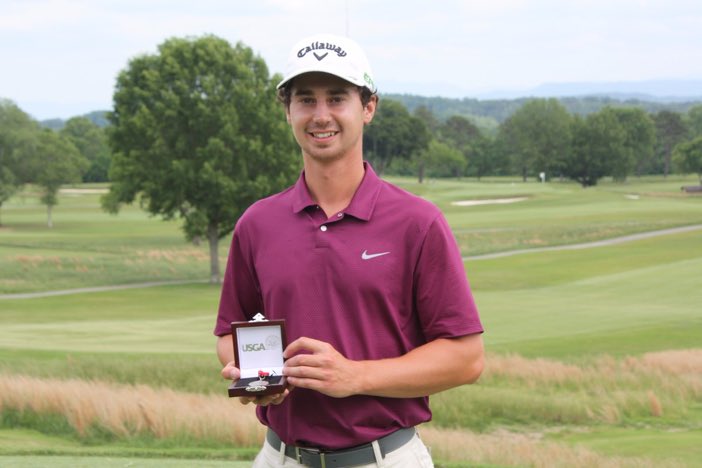 MHendersonGolf's tweet photo. Congrats @MikeNagy21 good luck at Sectionals. Nice Hat... good luck @TheJackHammer5 as well https://t.co/CcJKU72ysC