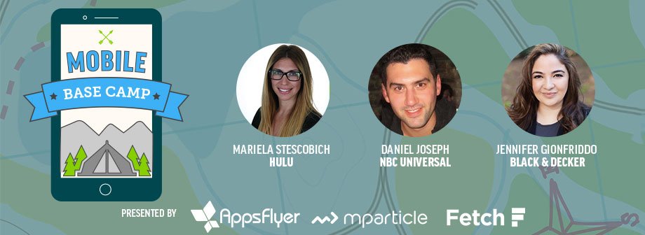 AppsFlyer's tweet photo. Starting now: #MobileBaseCamp Los Angeles with Hulu, NBC Universal, Black & Decker – we'll be streaming the event on Facebook live https://t.co/v2YZ6LZAMh
