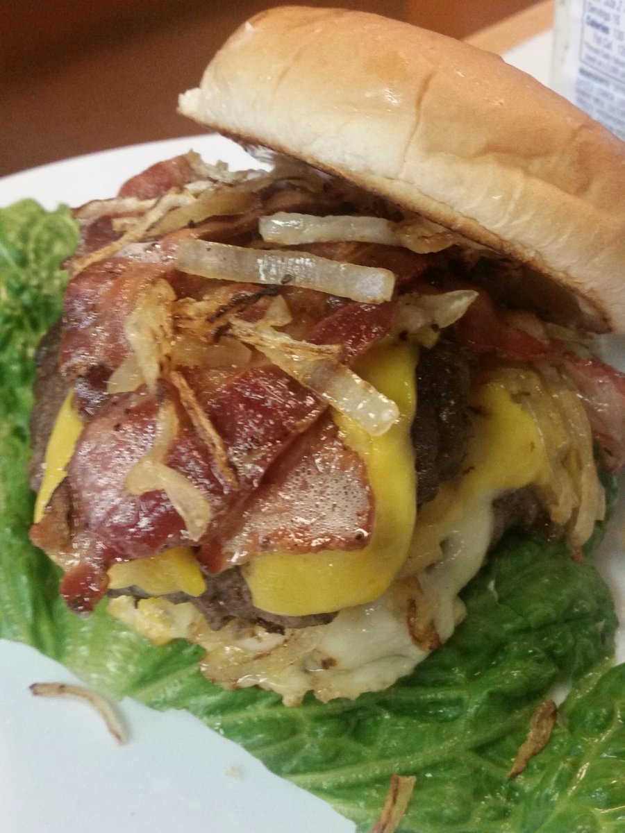 getzauce's tweet photo. This happens when you combine #Zauce Original Pizza Drizzle with grilled onions and lots of #cheese and #bacon. https://t.co/qRKXbWP4oy https://t.co/jWVfoMStNz