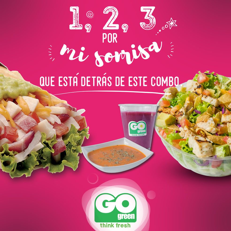 GoGreen_Col's tweet image. Hoy es día de pedir tu Panini, tu iGO o tu #ensalada CON TODO. ¿Qué quieres, sopa, jugo o acompañante? Con nosotros, la elección es tuya.