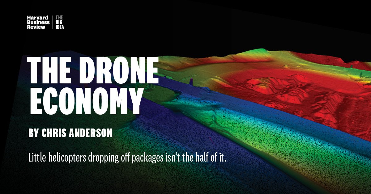 HarvardBiz's tweet photo. All the most important thinking about the drone economy, in one place: https://t.co/uGtfrtgCRO https://t.co/UITDZ8GJsL