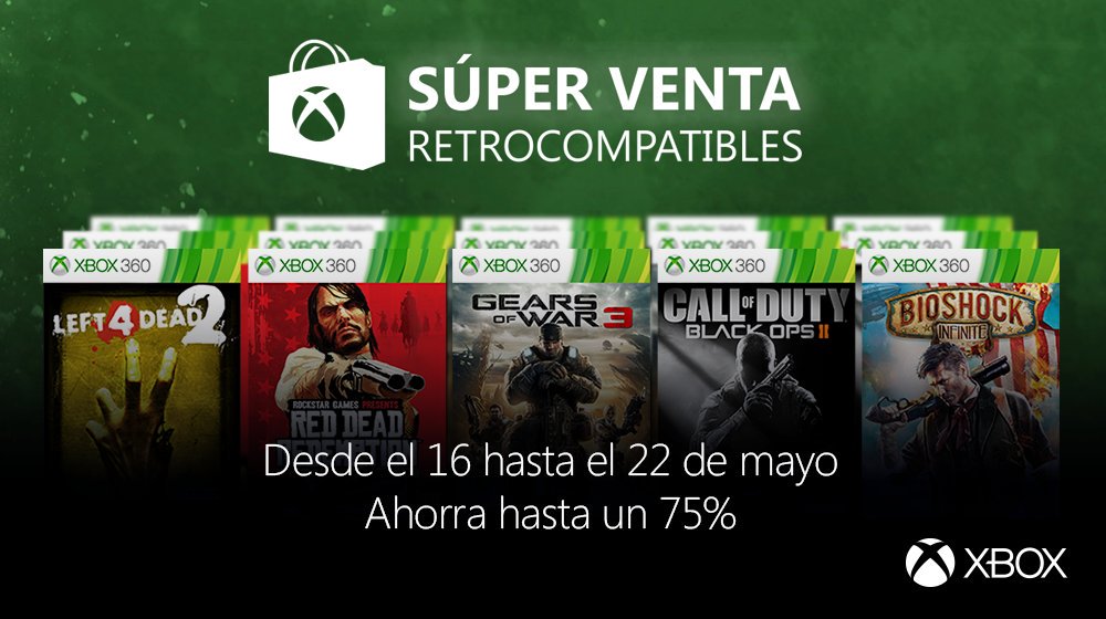 De #Xbox360 a #XboxOne. 
Aprovecha estos grandes descuentos en juegos retrocompatibles: ow.ly/9EBH30bQKxA