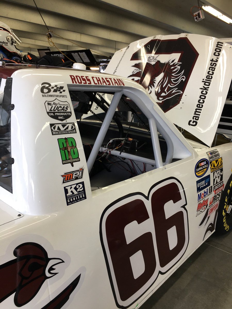 LarrytheLion66's tweet photo. .@Bolenmotorsports @GamecocksOnline @K2Coolers is Top ten in Practice 2 with @RossChastain #LarryGoesFast #K2coolers #K2lifestyle https://t.co/mJgDXRCnuF