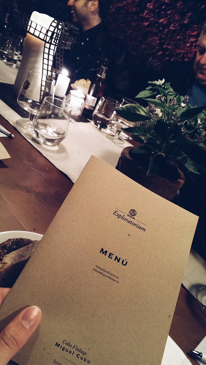 alexher95's tweet photo. Hoy @SanMiguel nos ha llevado a una cena increíble con @MiguelCoboChef en un lugar inolvidable #HayQueExplorar #SanMiguelSelecta https://t.co/n2o4cwamUp