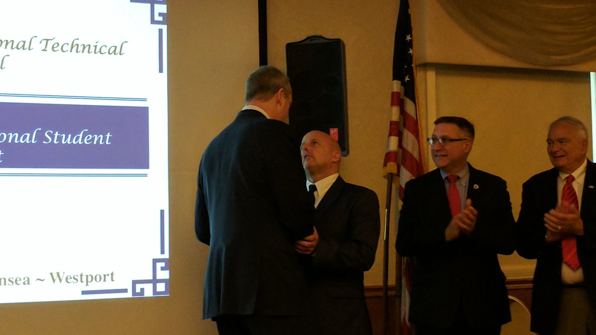 Thank you <a href="/MassGovernor/">Governor Maura Healey</a> Charlie Baker for honoring us with your kind words at our Outstanding Vocational Students Banquet. #DimanPride