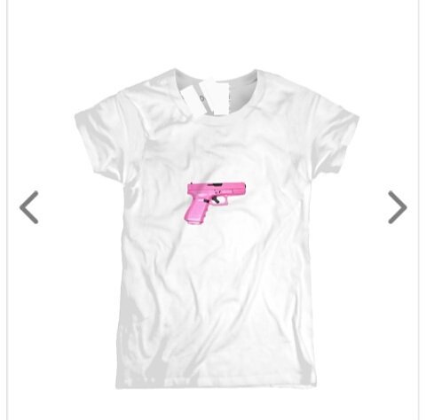 PEVETTI3's tweet photo. STAY STRAPPED LADIES 🔫🔫🔥❤💯💄👠

Ladies pink glock t-shirt selling for $20 for the gangster 🔥🔥 in you!! https://t.co/HrklcSlzLl