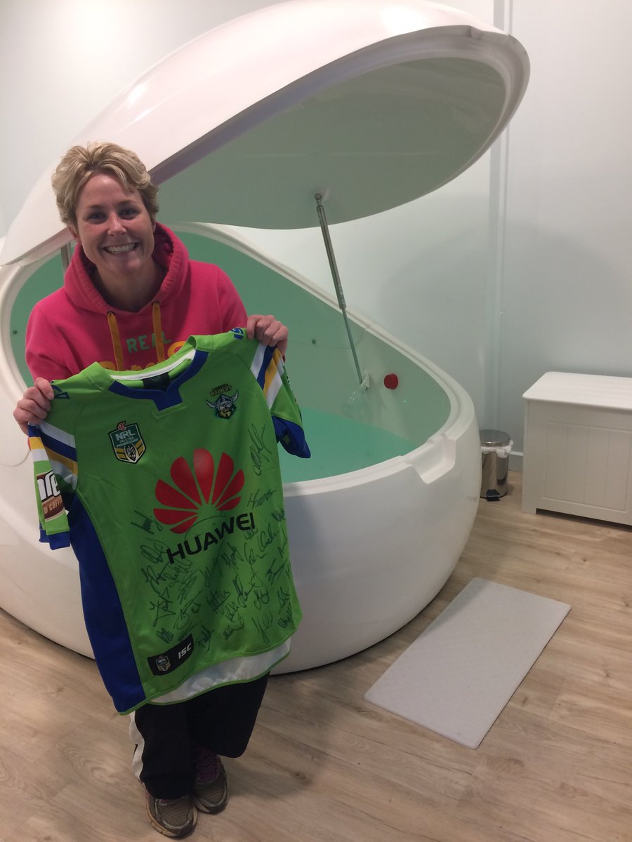 Congratulations Kristy on scoring a <a href="/RaidersCanberra/">Canberra Raiders</a> and Pure Zen prize pack.
A signed 2017 jersey and session in the Dream Pod