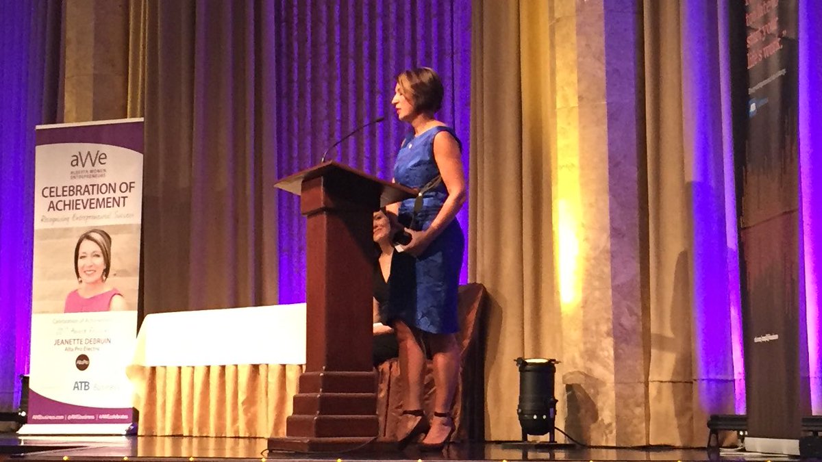 "All I really want to do is make a difference in the world," says <a href="/AWEbusiness/">Alberta Women Entrepreneurs</a> award-winner <a href="/JeanetteDeBruin/">Jeanette DeBruin</a> at #AWEcelebrates.