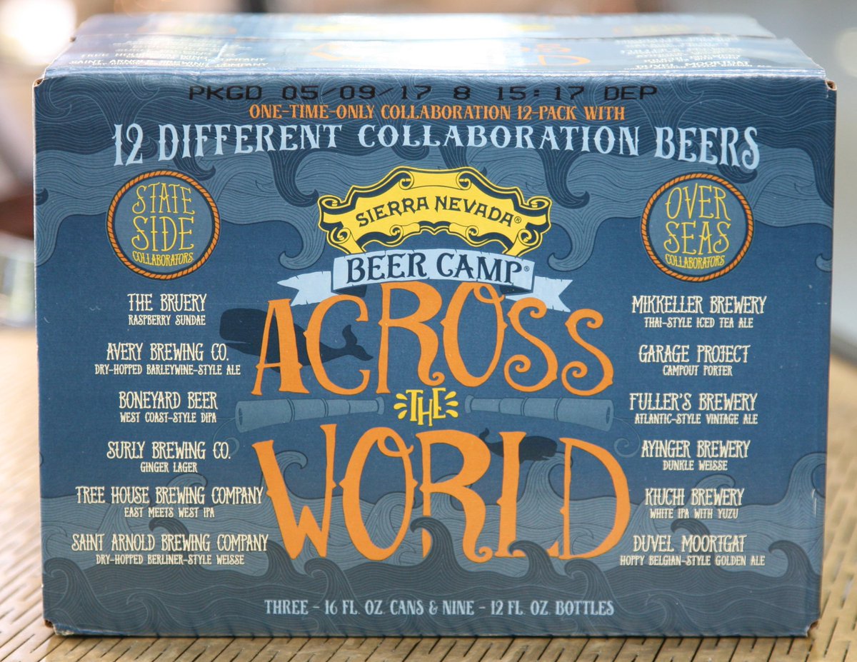 Beer Camp Across the World drops this week! We're tasting it live on Facebook @ noon PST tomorrow 5/19. Bring your questions #sierrasessions