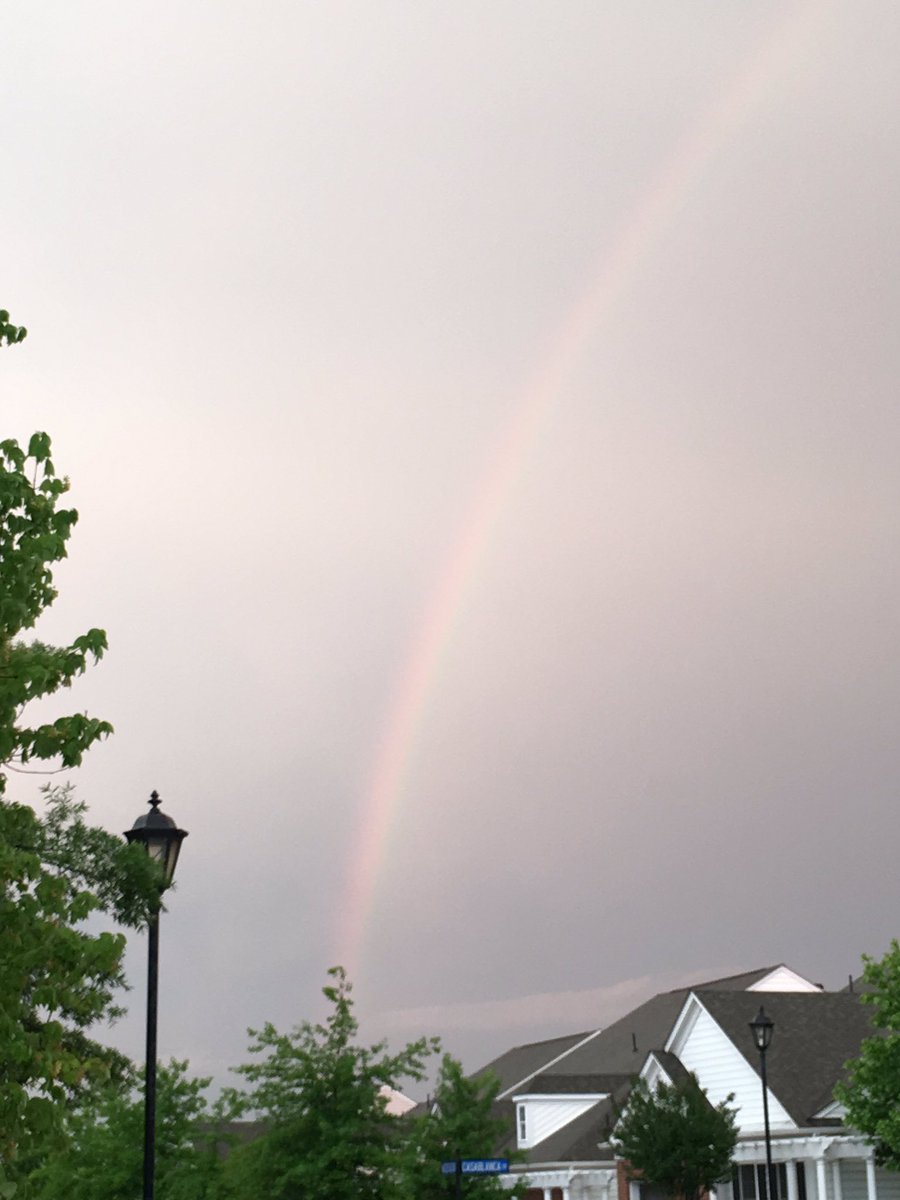 HotFlashFinds's tweet photo. Rainbow after storm in Ashburn @capitalweather https://t.co/rSKZcfHDsK