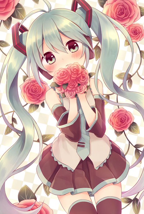 バラの花束のtwitterイラスト検索結果